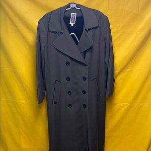 Zelda Long Dark Green Coat Size S